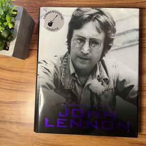 A Photographic History of John Lennon Hardcover Book